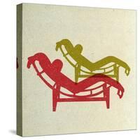 Le Corbusier Chaise Lounge Chairs-Anita Nilsson-Stretched Canvas