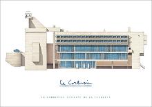 Entre-Deux No. 2-Le Corbusier-Framed Premium Edition