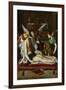 Le Corps Du Christ Oint Par Deux Anges - the Body of Christ Anointed by Two Angels - Allori, Alessa-Alessandro Allori-Framed Giclee Print