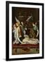 Le Corps Du Christ Oint Par Deux Anges - the Body of Christ Anointed by Two Angels - Allori, Alessa-Alessandro Allori-Framed Giclee Print