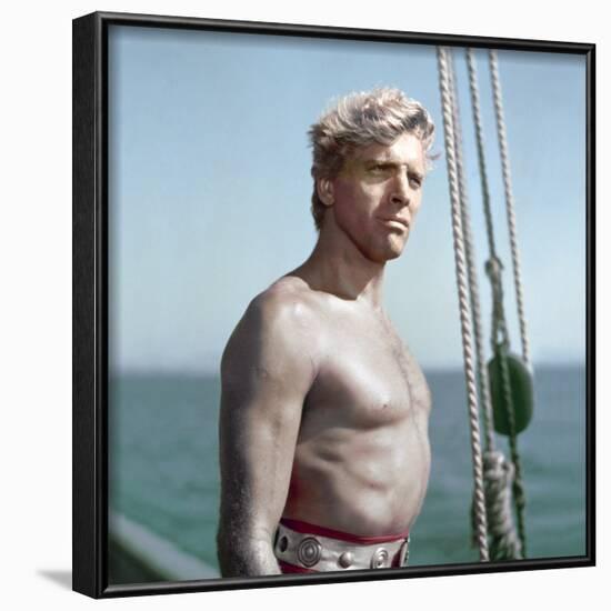 Le Corsaire Rouge The Crimson Pirate by Robert Siodmak with Burt Lancaster, 1952 (photo)-null-Framed Photo