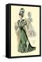 Le Costume Royal: Emerald Gown-null-Framed Stretched Canvas