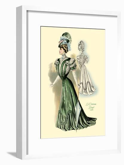 Le Costume Royal: Emerald Gown-null-Framed Art Print
