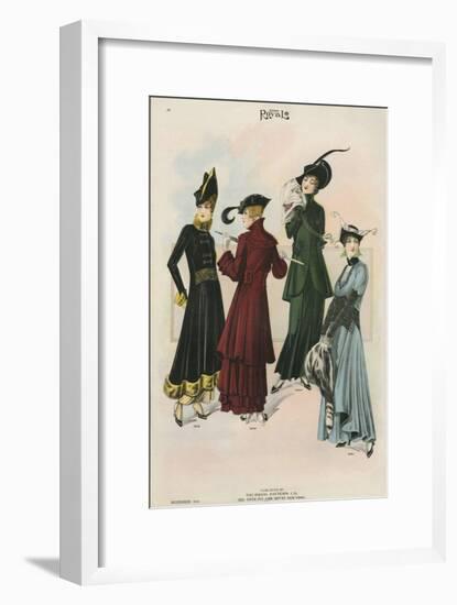 Le Costume Royal, Magazine Plate, USA, 1914-null-Framed Giclee Print