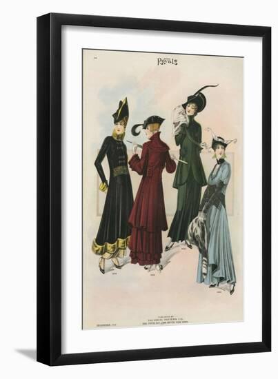 Le Costume Royal, Magazine Plate, USA, 1914-null-Framed Giclee Print