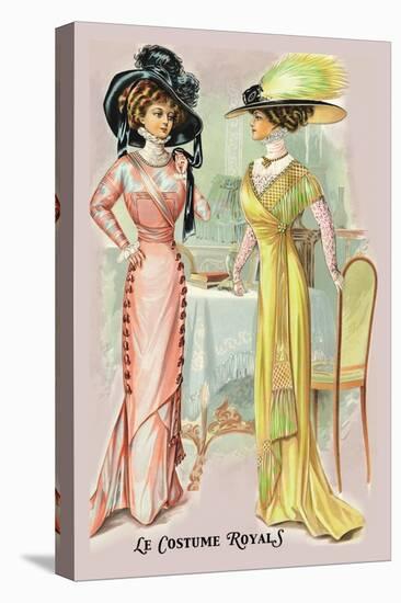Le Costume Royals: A Splendid Pair-null-Stretched Canvas