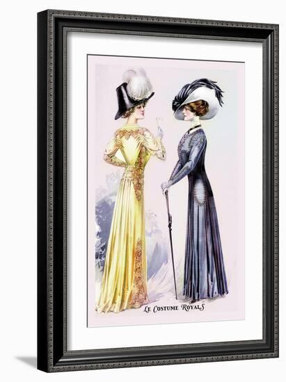 Le Costume Royals: Costumes of Robespierre Silk-null-Framed Art Print