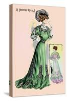 Le Costume Royals: Emerald Charm-null-Stretched Canvas