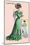 Le Costume Royals: Emerald Charm-null-Mounted Art Print