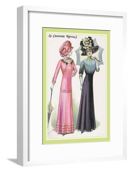 Le Costume Royals: In Delicate Sunlight--Framed Art Print