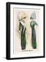 Le Costume Royals: Ladies in Blue and Green-null-Framed Art Print