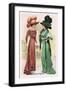 Le Costume Royals: Ladies in Ostrich Feathered Hats-null-Framed Art Print