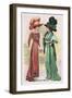 Le Costume Royals: Ladies in Ostrich Feathered Hats-null-Framed Art Print