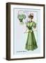 Le Costume Royals: Stylish Emerald-null-Framed Art Print