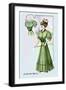 Le Costume Royals: Stylish Emerald-null-Framed Art Print