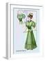 Le Costume Royals: Stylish Emerald-null-Framed Art Print