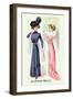 Le Costume Royals: Two Robespierre Silk Gowns-null-Framed Art Print