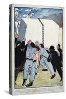 Le coup de assistance - La grande question sociale - by Felix Vallotton-Felix Edouard Vallotton-Stretched Canvas