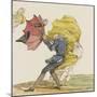 Le coup de vent, caricature-Jean Baptiste Isabey-Mounted Giclee Print