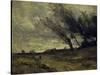 Le Coup de Ventgust of Wind-Jean-Baptiste-Camille Corot-Stretched Canvas