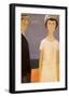 Le Couple-Jean Paul Lemieux-Framed Art Print