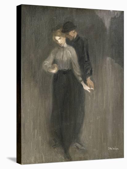 Le Couple-Th?ophile Alexandre Steinlen-Stretched Canvas