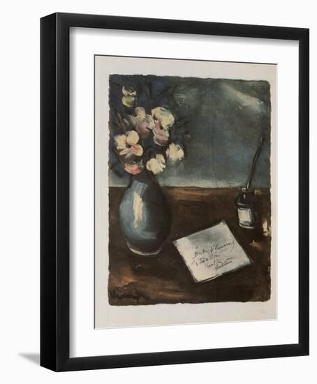 Le Courrier-Maurice De Vlaminck-Framed Collectable Print