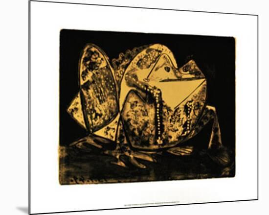 Le Crapaud, c.1949-Pablo Picasso-Mounted Serigraph
