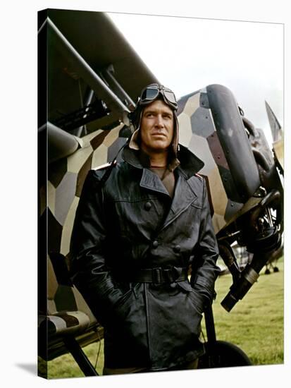 Le crepuscule des aigles (THE BLUE MAX) by JohnGuillermin with George Peppard, 1966 (photo)-null-Stretched Canvas