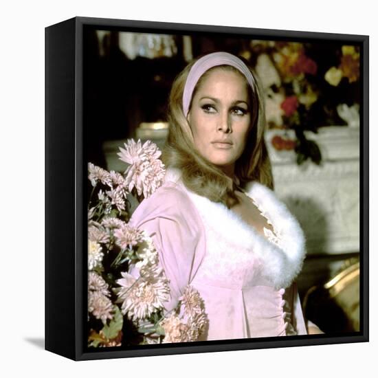 Le crepuscule des aigles (The Blue Max) by JohnGuillermin with Ursula Andress, 1966 (photo)-null-Framed Stretched Canvas