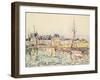 Le Croisic II-Paul Signac-Framed Art Print