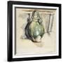 Le cruchon vert-Paul Cézanne-Framed Giclee Print