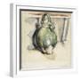 Le cruchon vert-Paul Cézanne-Framed Giclee Print