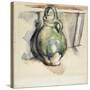 Le cruchon vert-Paul Cézanne-Stretched Canvas