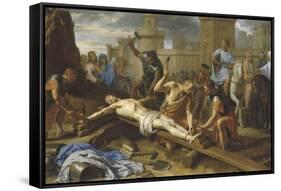 Le crucifiement-Philippe De Champaigne-Framed Stretched Canvas