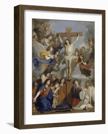 Le Crucifix aux anges-Charles Le Brun-Framed Giclee Print