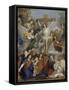 Le Crucifix aux anges-Charles Le Brun-Framed Stretched Canvas