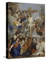 Le Crucifix aux anges-Charles Le Brun-Stretched Canvas