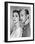 Le Cygne THE SWAN by CharlesVidor with Grace Kelly and Alec Guinness, 1956 (b/w photo)-null-Framed Photo