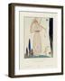 Le Cypres Et La Rose, Summer Dress by Georges Doeuillet, Art-Deco Fashion, for the Gazette Du Bon T-Georges Barbier-Framed Giclee Print