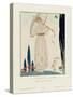 Le Cypres Et La Rose, Summer Dress by Georges Doeuillet, Art-Deco Fashion, for the Gazette Du Bon T-Georges Barbier-Stretched Canvas