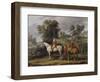 Le d?rt pour la chasse-Antoine Charles Horace Vernet-Framed Premium Giclee Print