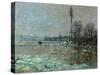 Le debacle-The ice-flows,1880 Canvas.-Claude Monet-Stretched Canvas