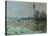 Le debacle-The ice-flows,1880 Canvas.-Claude Monet-Stretched Canvas