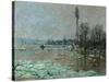 Le debacle-The ice-flows,1880 Canvas.-Claude Monet-Stretched Canvas