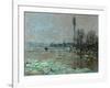 Le debacle-The ice-flows,1880 Canvas.-Claude Monet-Framed Giclee Print