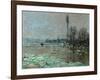 Le debacle-The ice-flows,1880 Canvas.-Claude Monet-Framed Giclee Print