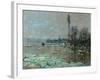 Le debacle-The ice-flows,1880 Canvas.-Claude Monet-Framed Giclee Print