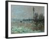 Le debacle-The ice-flows,1880 Canvas.-Claude Monet-Framed Giclee Print