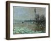Le debacle-The ice-flows,1880 Canvas.-Claude Monet-Framed Giclee Print